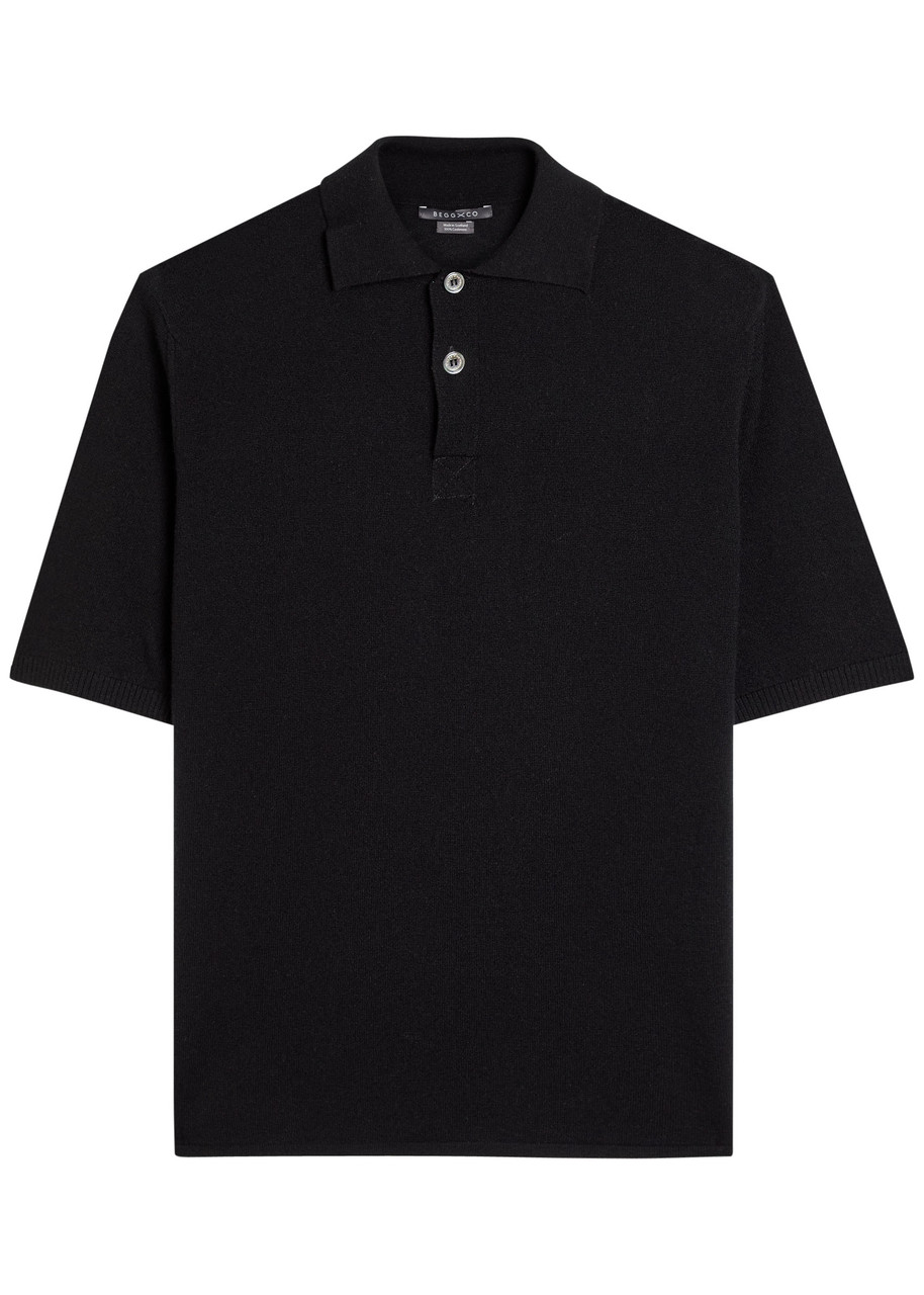 Begg X CO Cashmere Polo Shirt – Black – S