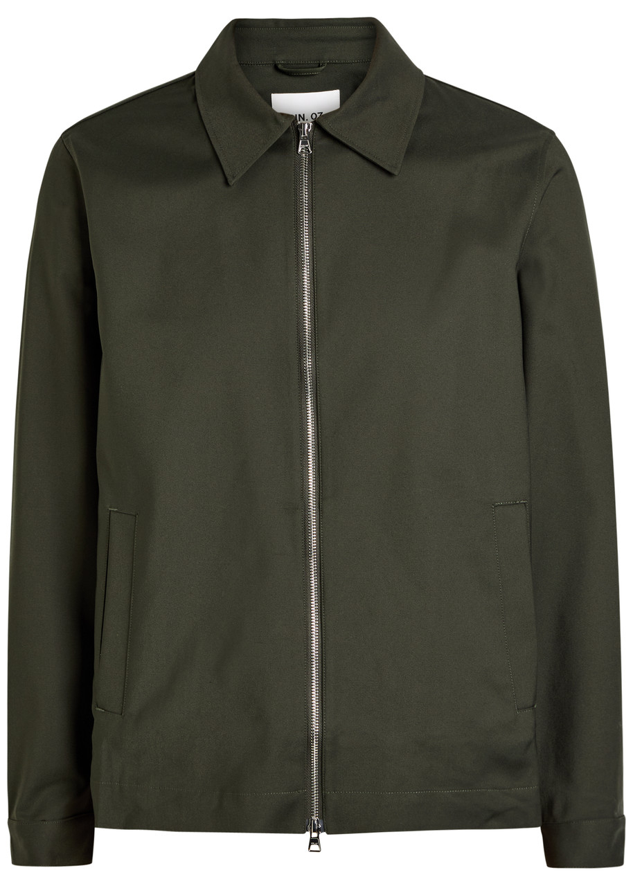 NN07 Paw zip up Overshirt - Khaki - S