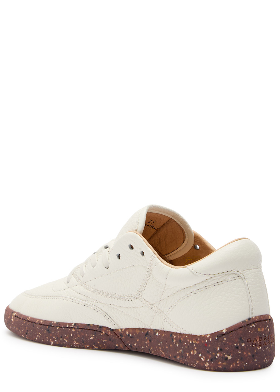 Gabriela Hearst Ohio Grained Leather Sneakers In Multi