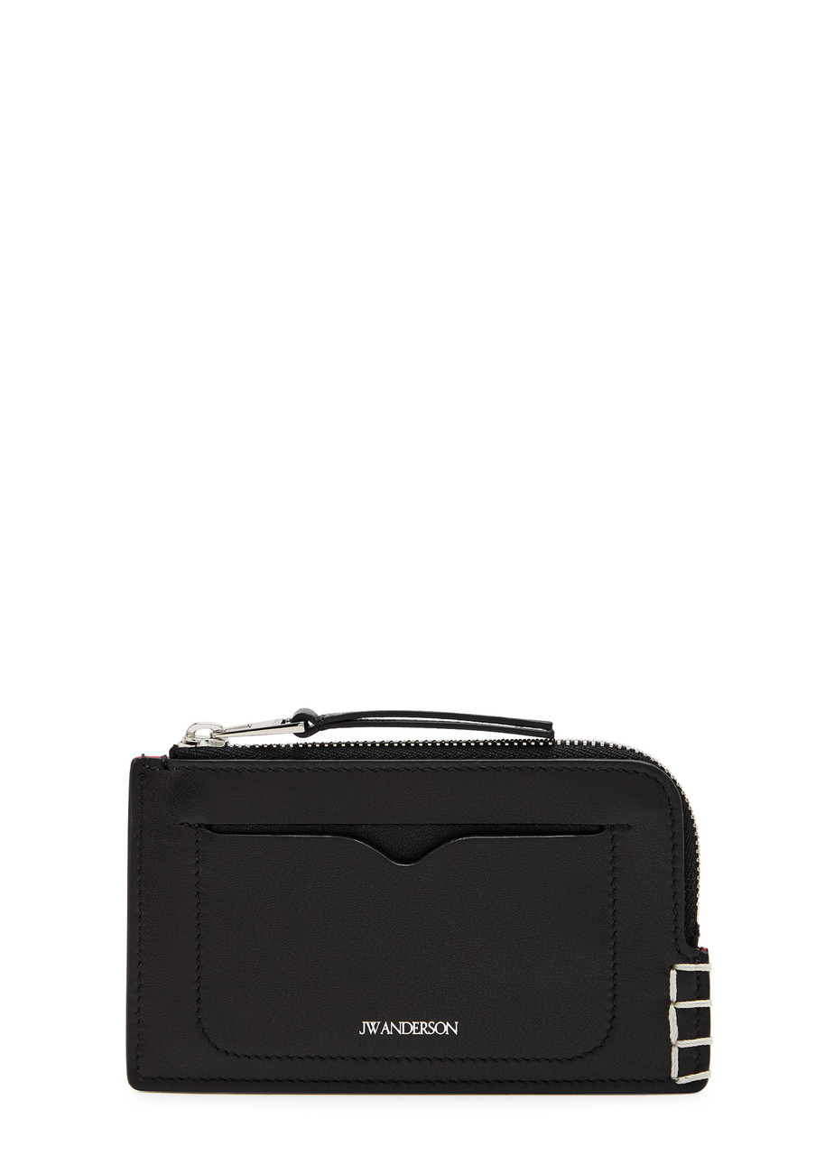 JW Anderson Loafer Leather Wallet - Black - One Size