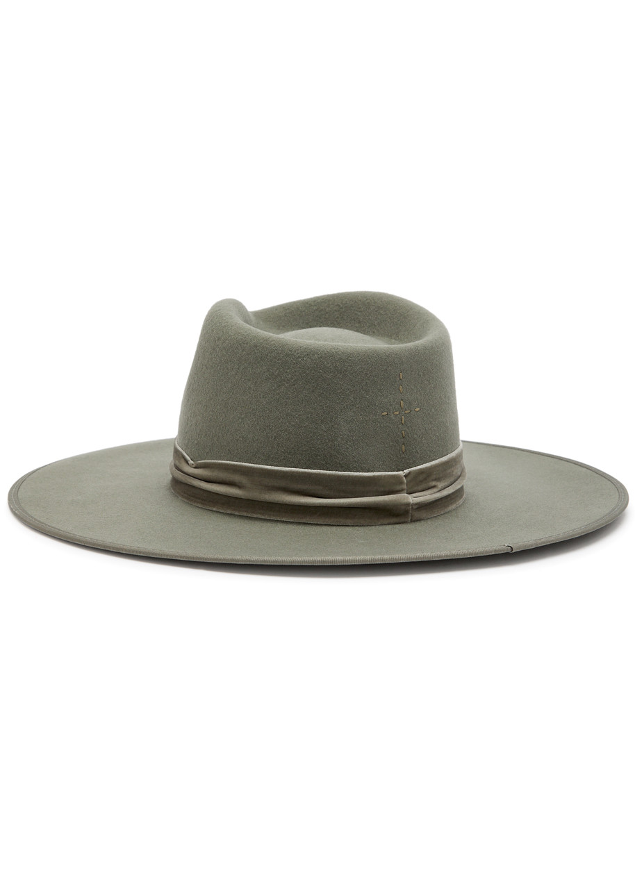 Lack Of Color Rancher Wool Hat In Gray