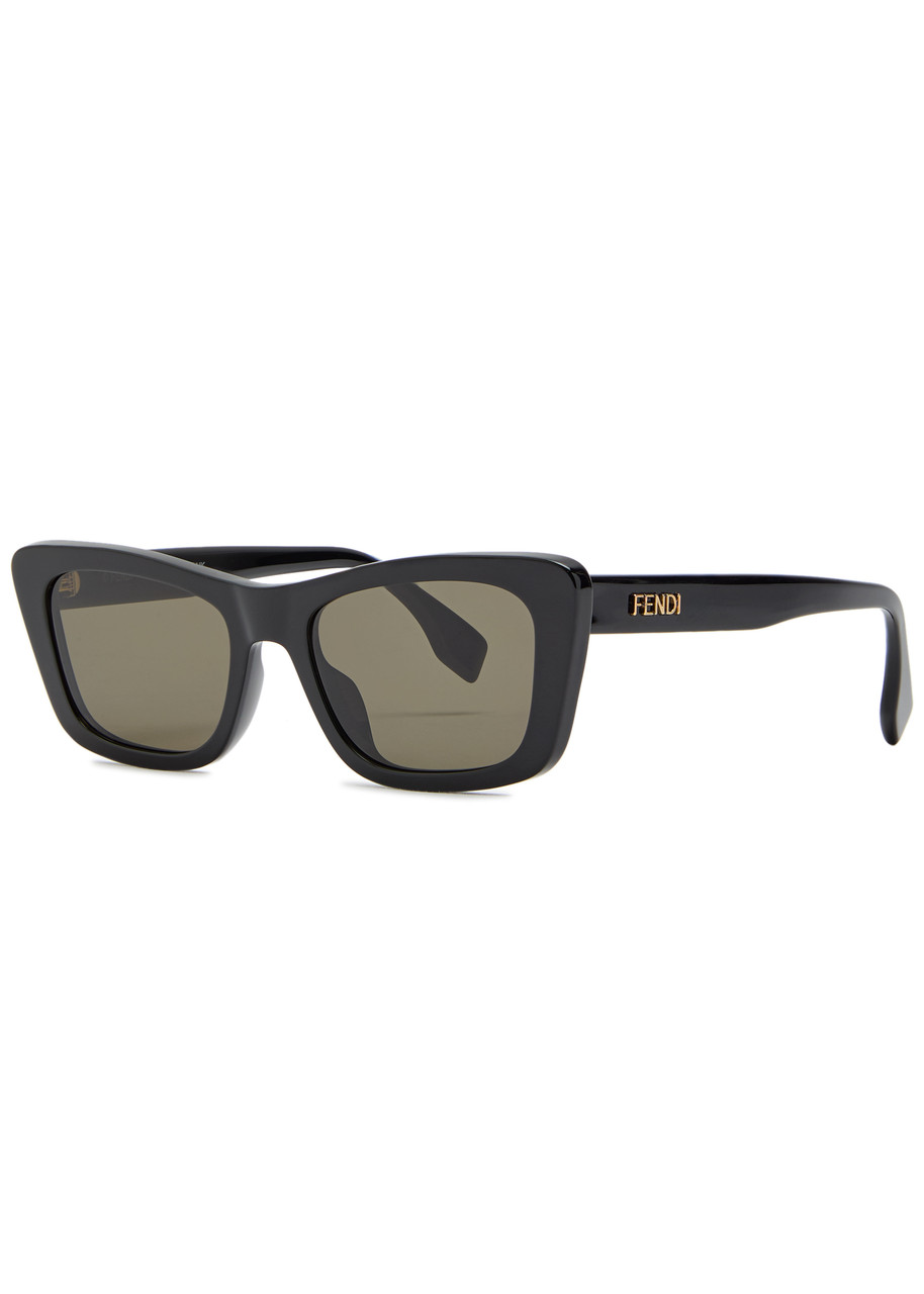 Fendi Cat-eye Sunglasses - Black - One Size