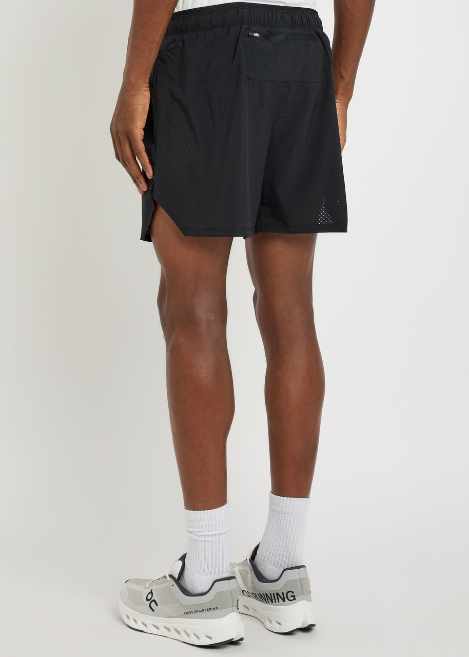  Condition Aero Perforated Stretch-jersey Shorts - Black - M 
