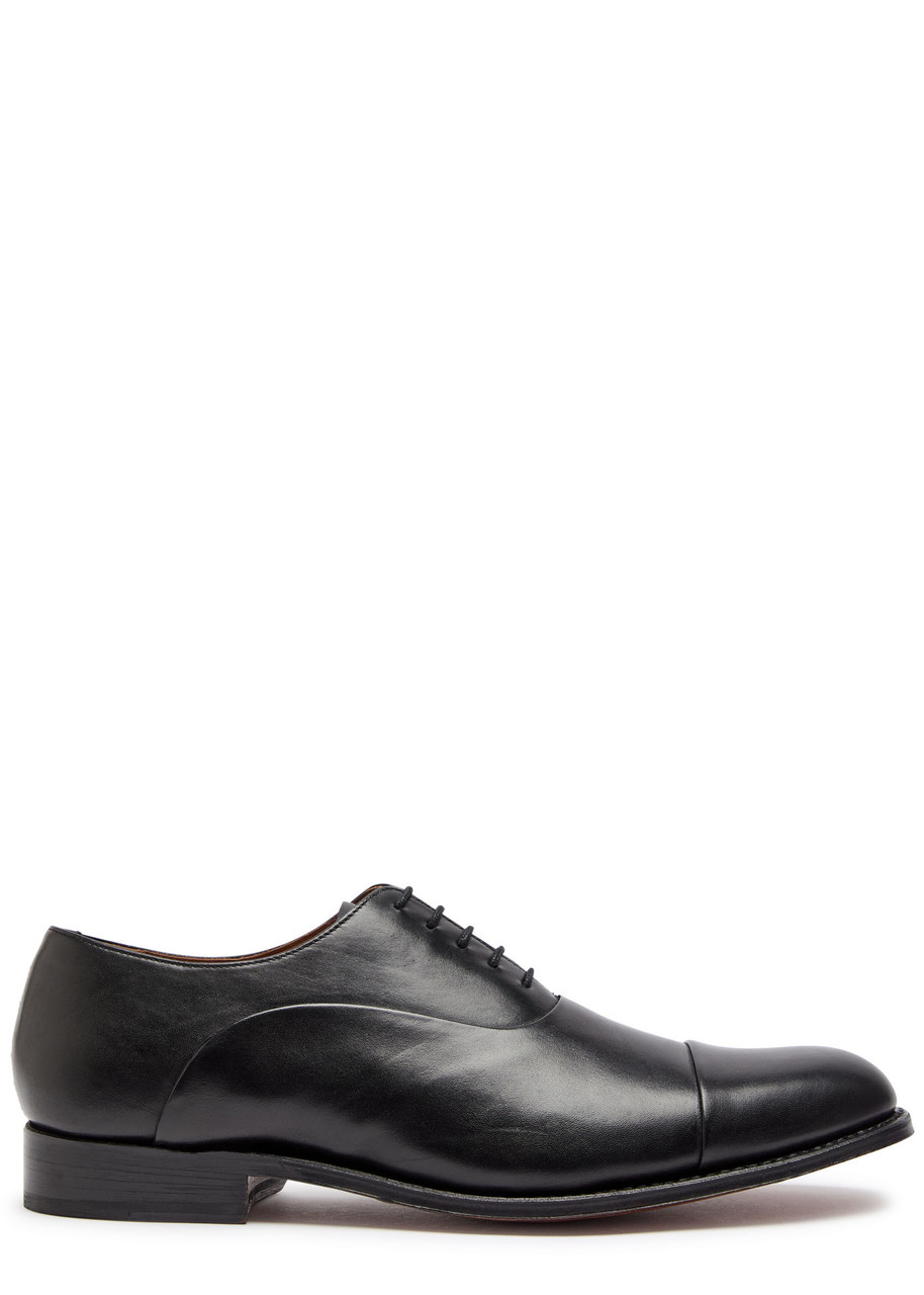 Grenson Bert Leather Derby Shoes - Black - 10 (IT44 / UK10)