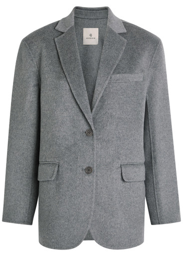 ANINE BING: Quinn wool and cashmere-blend blazer
