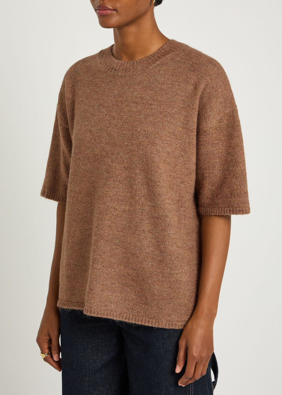 Free People Margot Knit Jumper In Brown