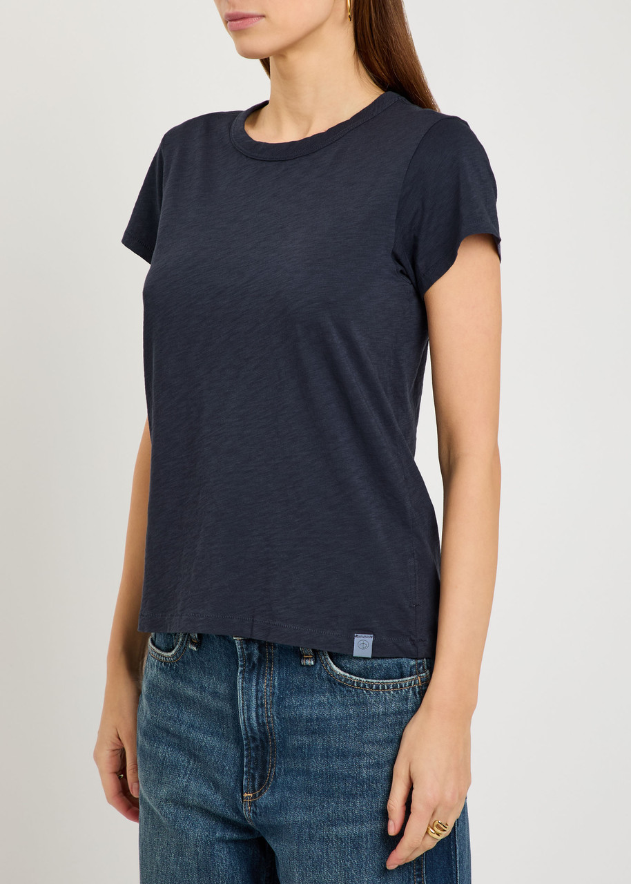 Rag & Bone The Slub Cotton T-shirt In Blue