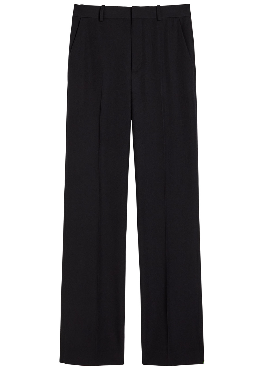 Balmain Straight-leg Wool Trousers - Black - 36 (UK8 / S)
