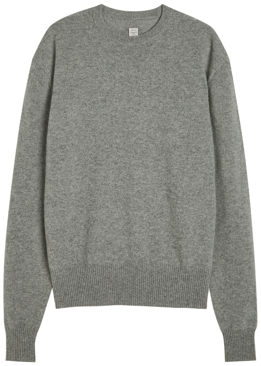 Toteme Classic Crew-neck Cashmere Jumper - Grey - M (UK12 / M)
