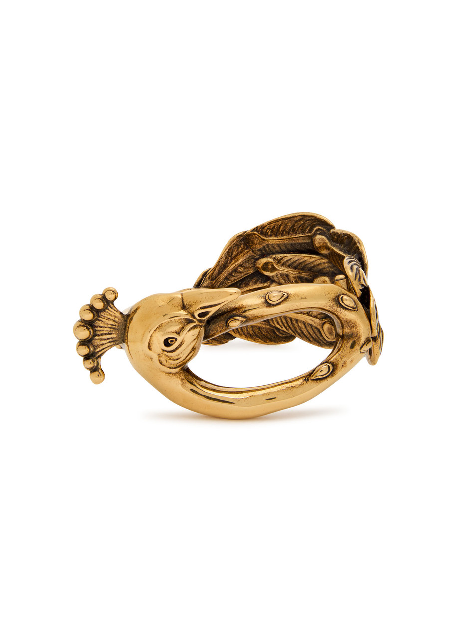 Chloe The Chloé Feather Peacock Bracelet - Gold - One Size