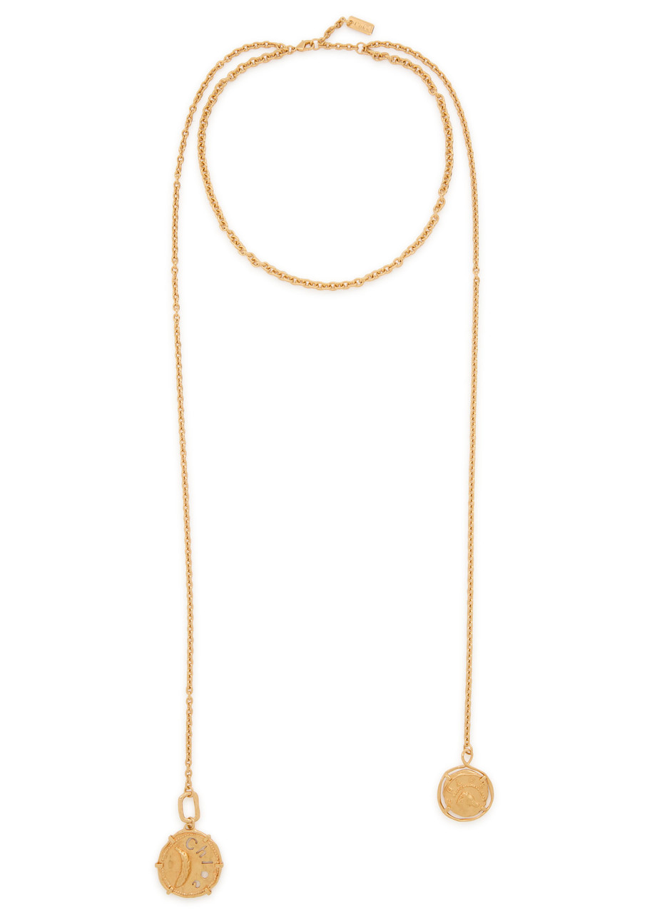 Chloe The Chloé Medals Necklace - Gold - One Size