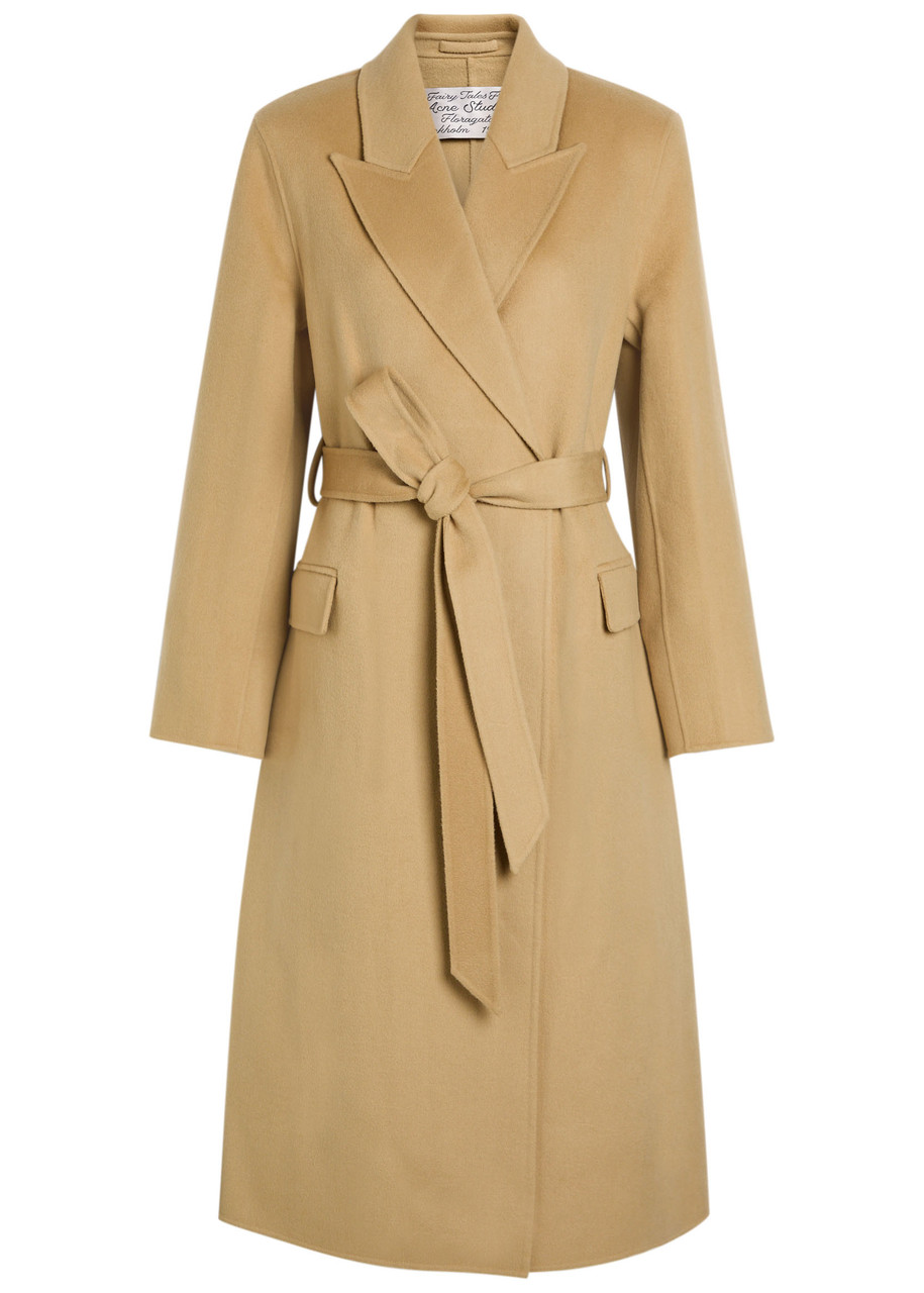 Acne Studios Double-breasted Wool-blend Trench Coat - Beige - 36 (UK8 / S)