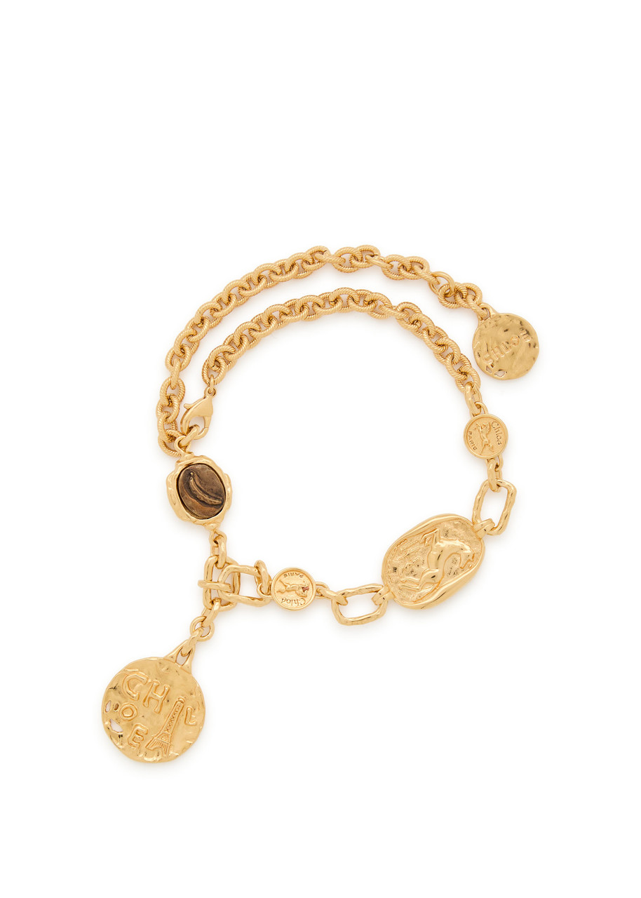Chloe The Chloé Medals Necklace - Gold - One Size