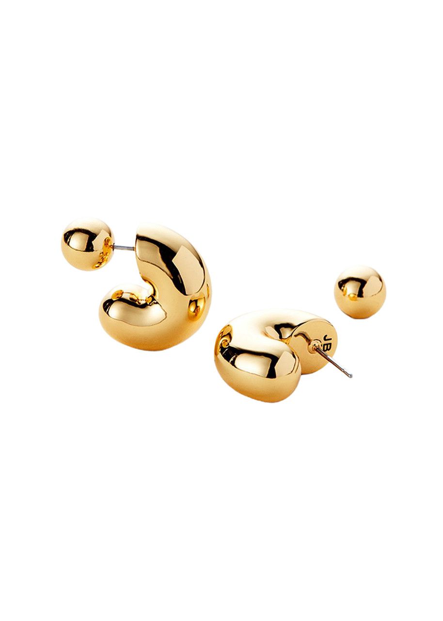 Jenny Bird Tome 14k Gold Hoop Earrings - One Size