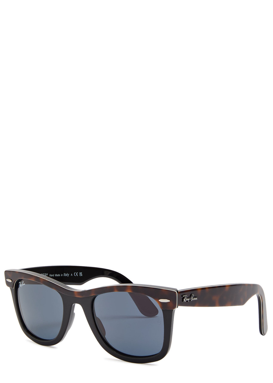 Ray-ban Street Neat Tortoise-shell Wayfarer Sunglasses - Brown Havana - One Size