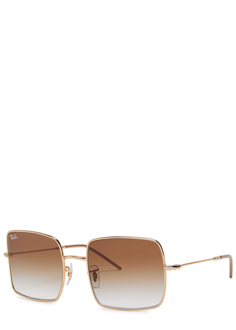 Ray-ban Arista Square-frame Sunglasses - Gold - One Size