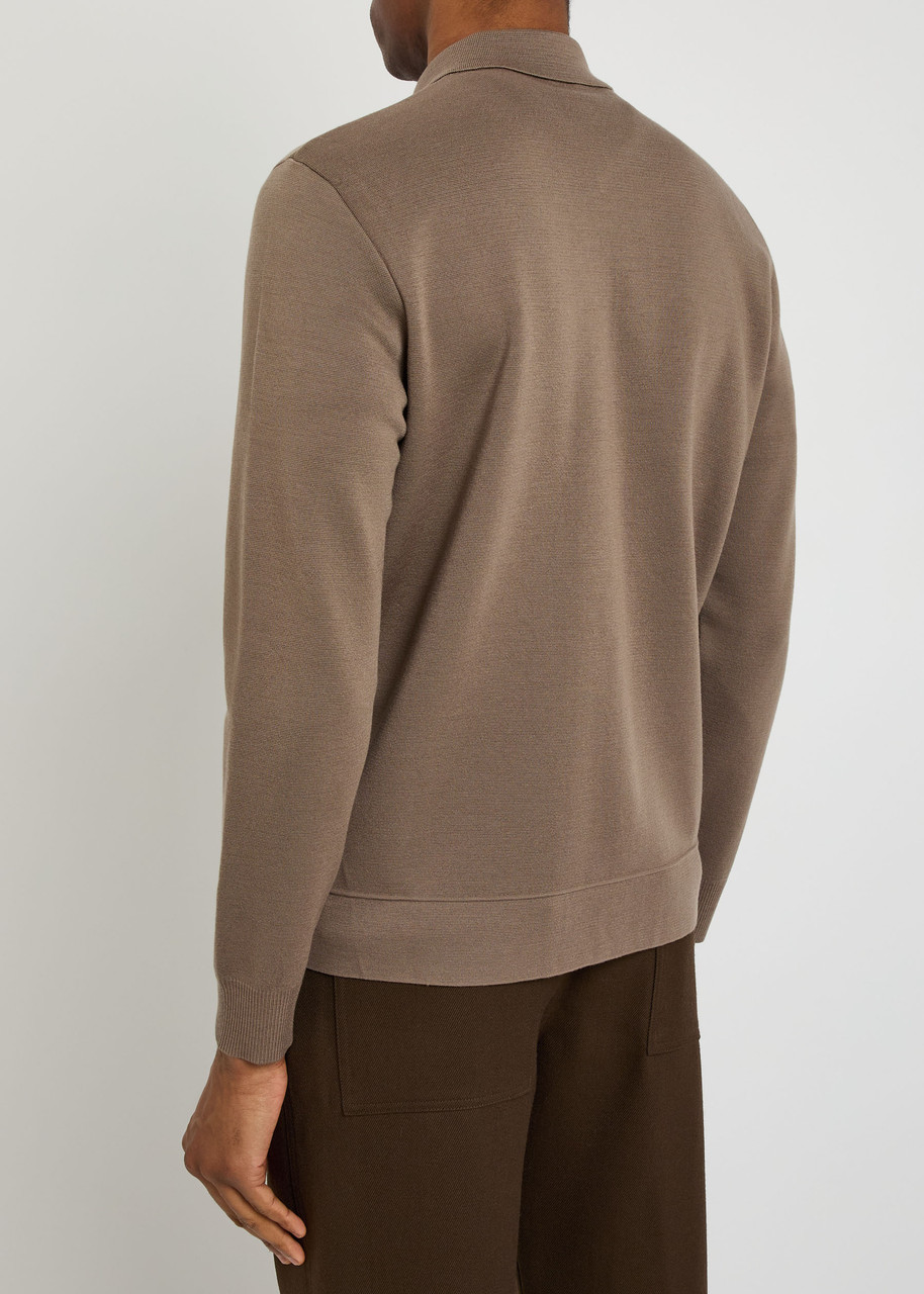  Sunspel Merino Wool Jacket - Sand - S 