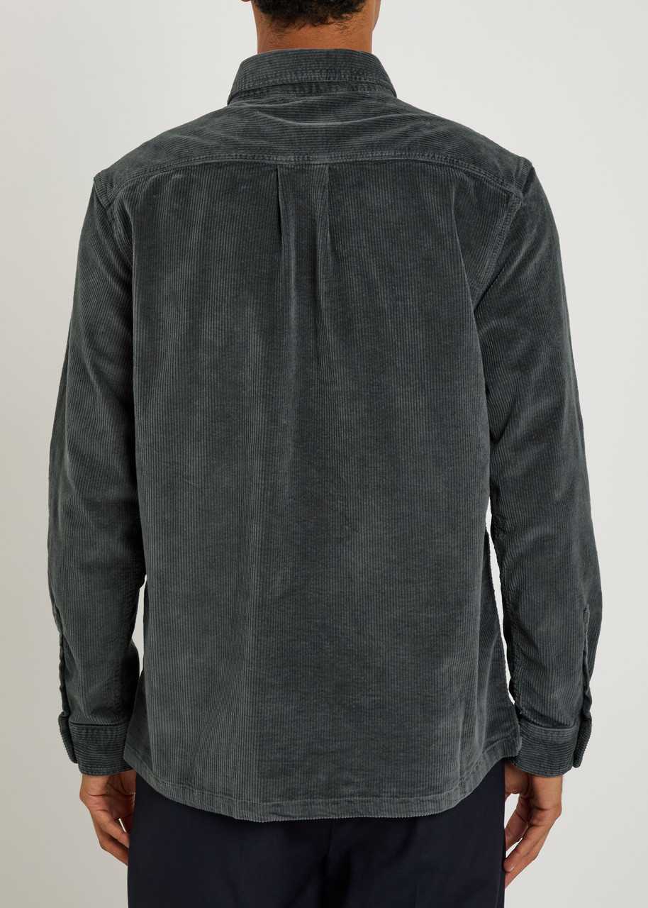  Ps Paul Smith Corduroy Overshirt - Grey - M 
