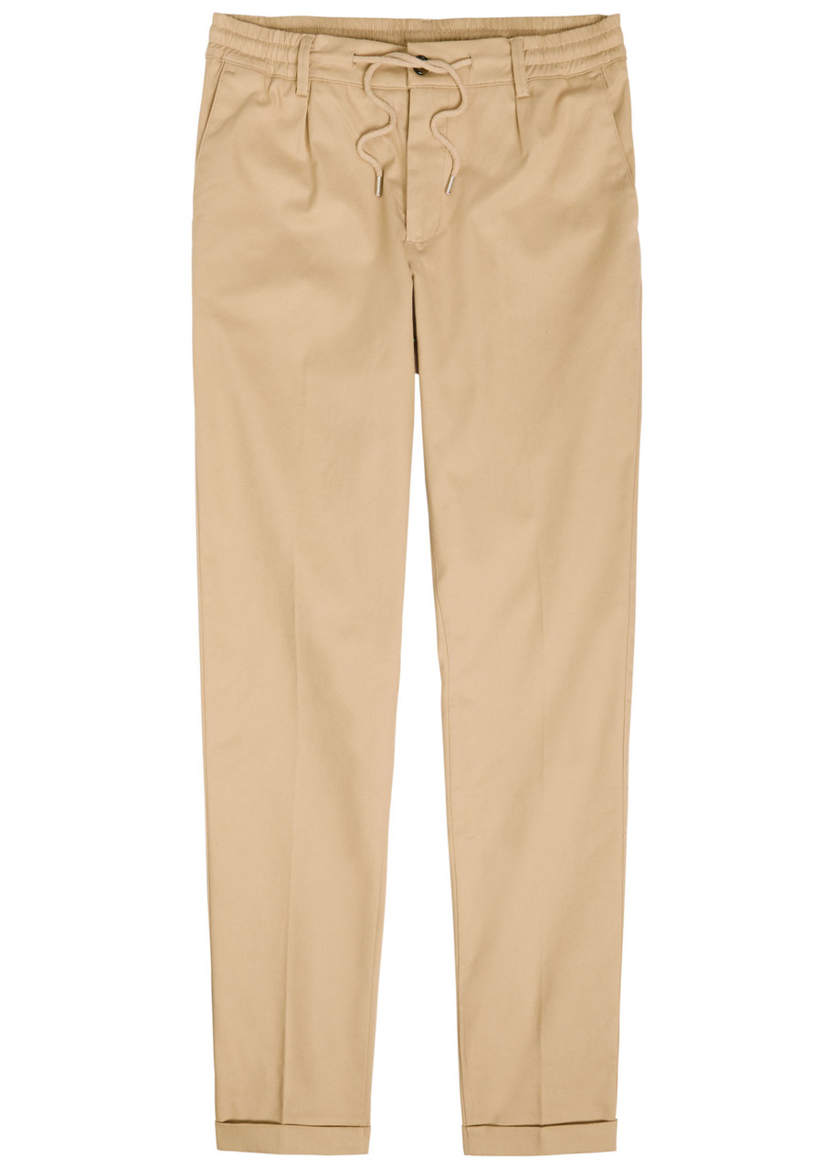 Aurélien Urban Stretch-cotton Trousers - Beige - L