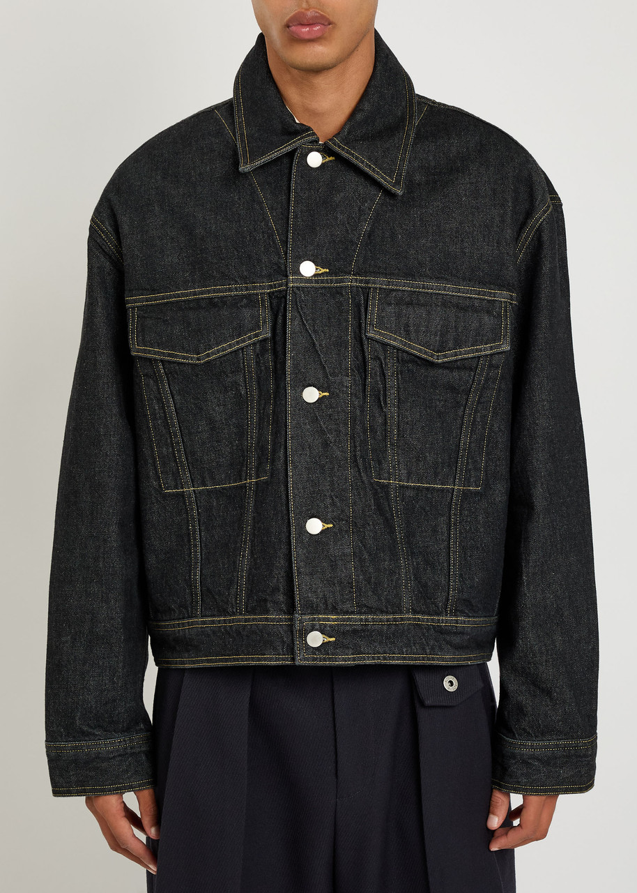  Studio Nicholson Denim Jacket - Black - S 
