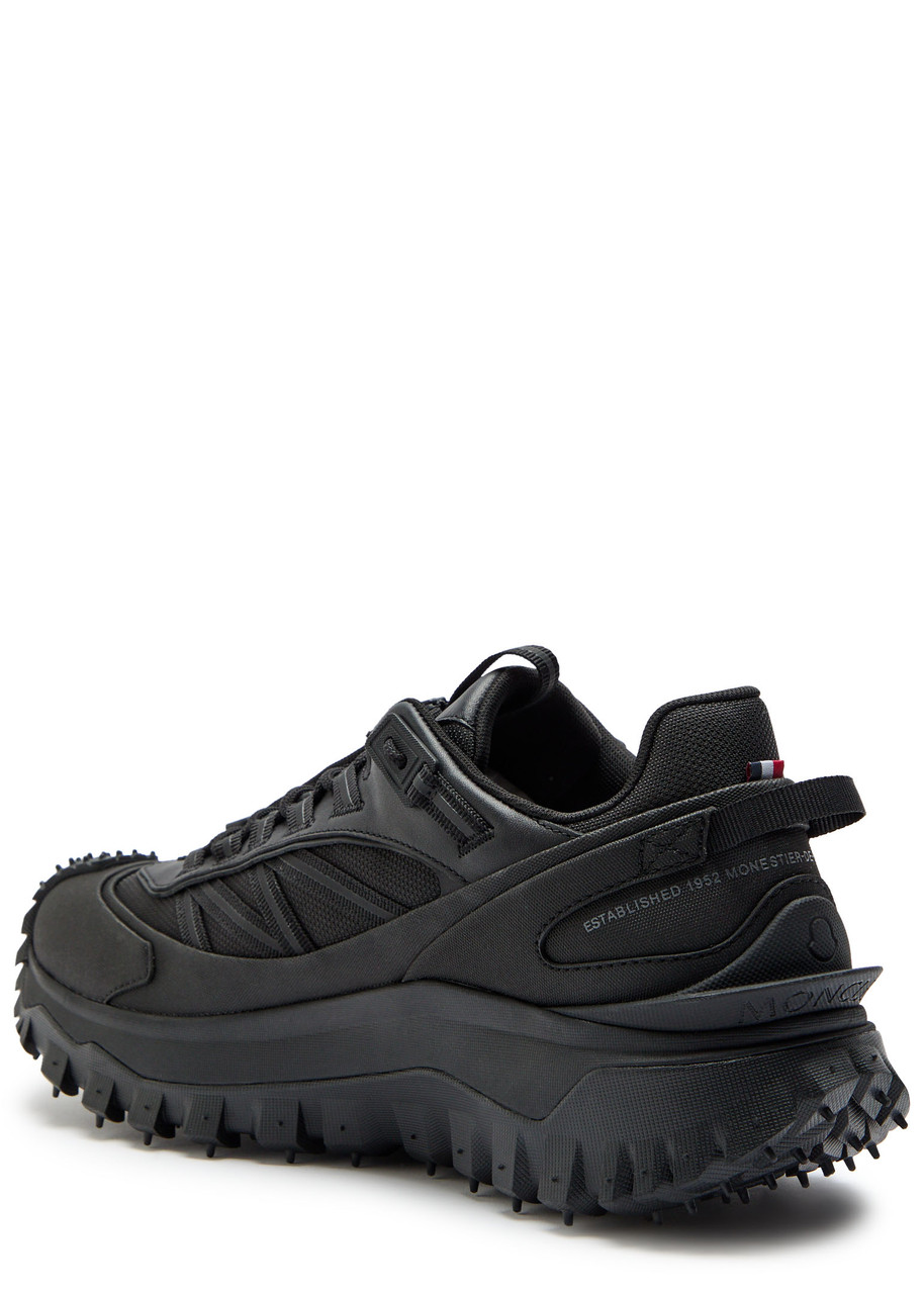 Moncler Trailgrip Gtx Polyamide Sneakers Chunky Sole In Black