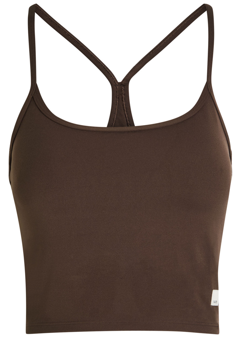 Vuori All The Feels Stretch-jersey Tank - Brown - L (UK14 / L)