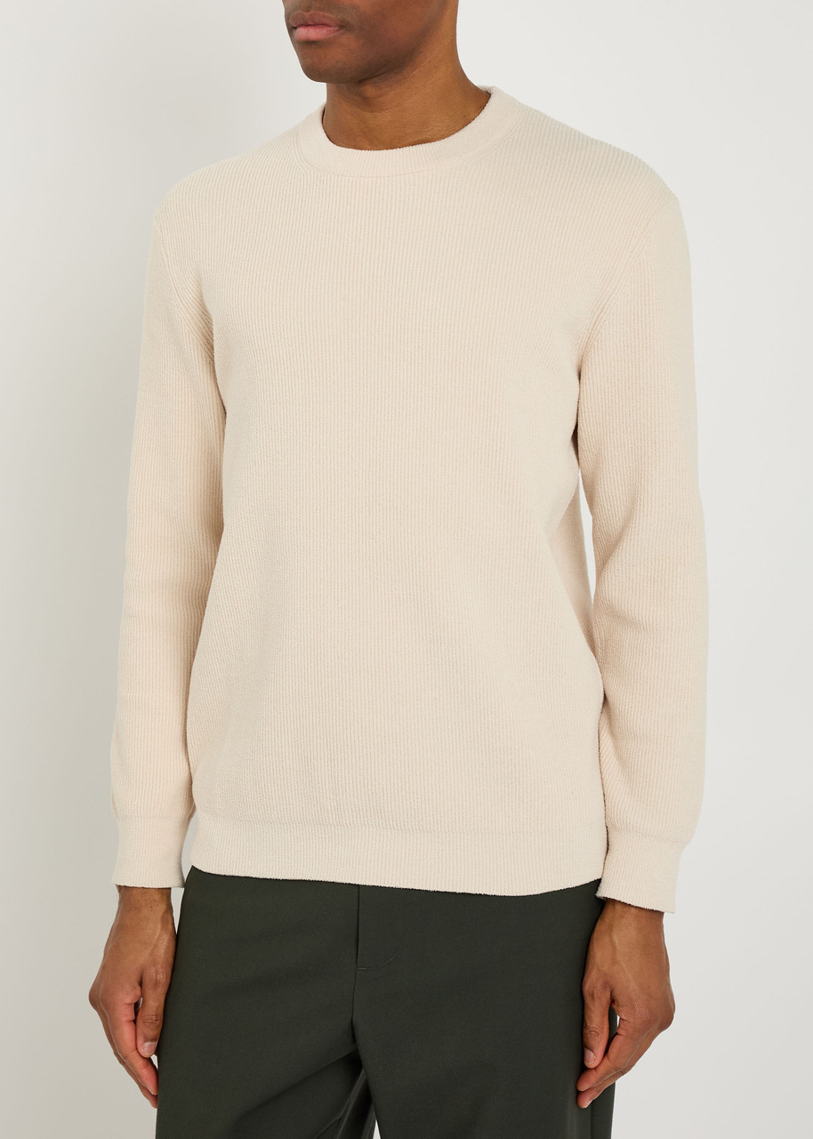  Nn07 Danny Ribbed Knit Jumper - Ivory - L 