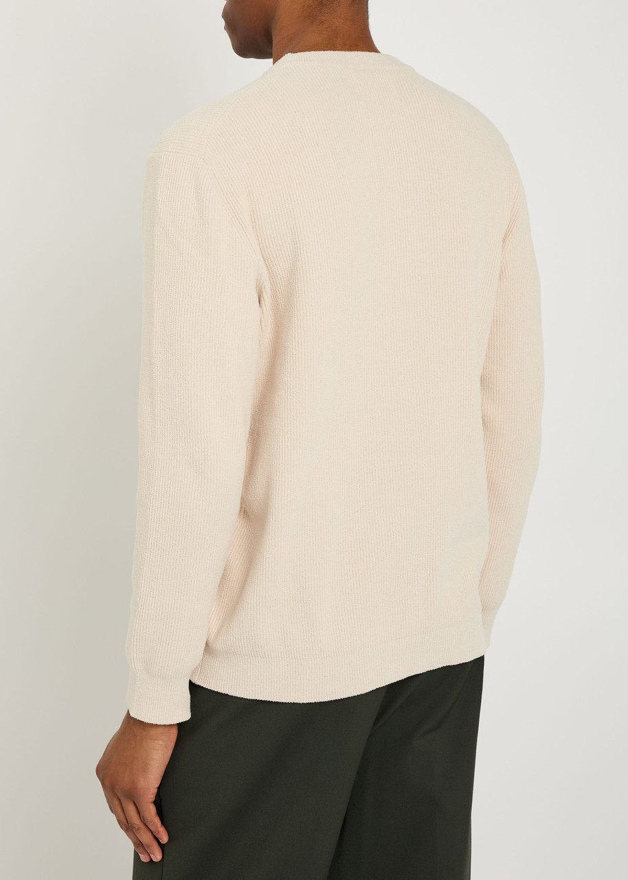  Nn07 Danny Ribbed Knit Jumper - Ivory - L 