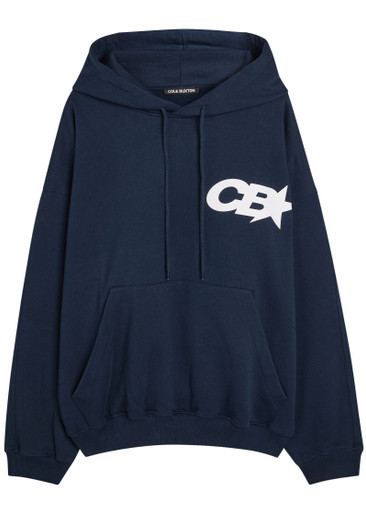 COLE BUXTON Star Racing hooded printed cotton sweatshirt | Harvey