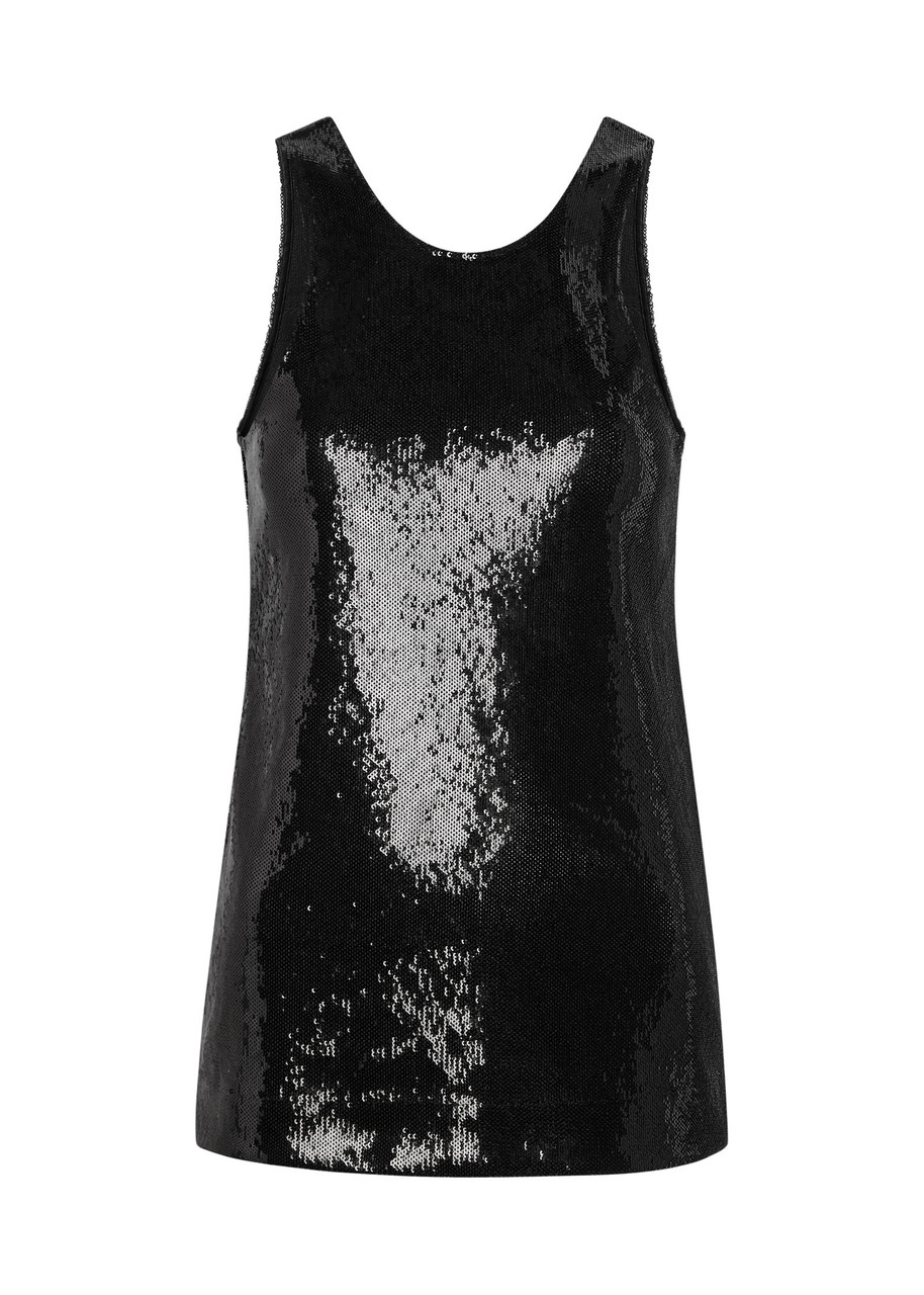 Toteme Sequin Tank top - Black - S (UK8-10 / S)