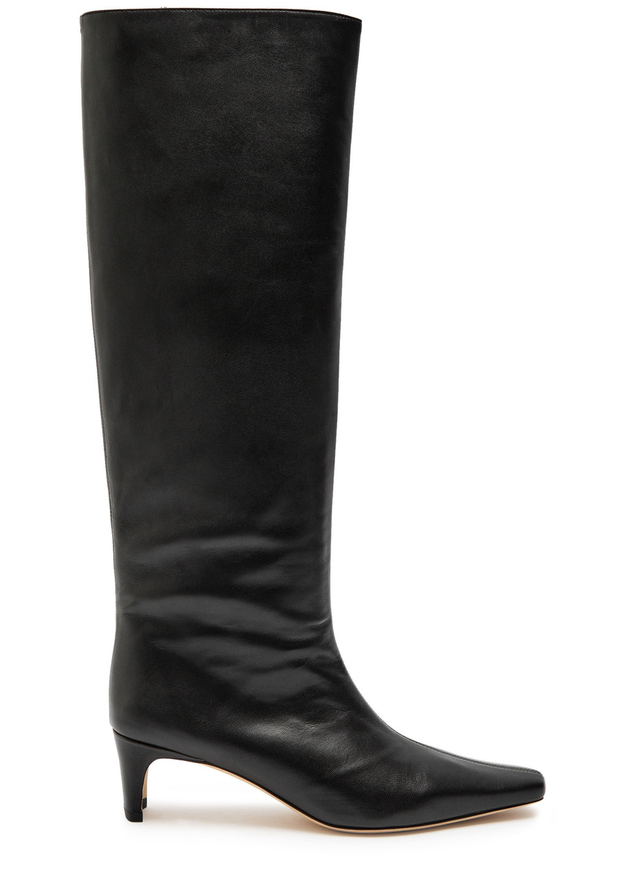 Staud Wally Leather Knee-high Boots - Black - 41 (IT41/ UK8)
