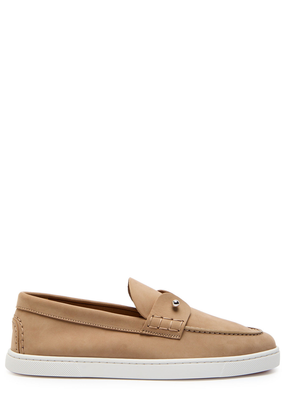 Christian Louboutin Chambeliboat Donna Nubuck Flats - Beige - 40 (IT40 / UK7)