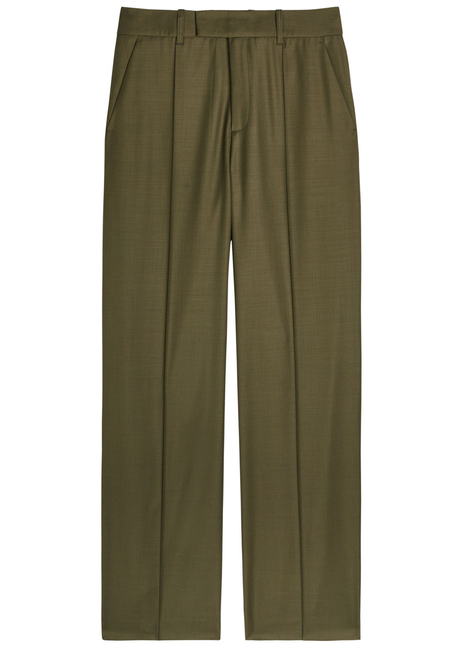 Ronny Kobo Rowley Straight-leg Trousers - Green - M (UK12 / M)