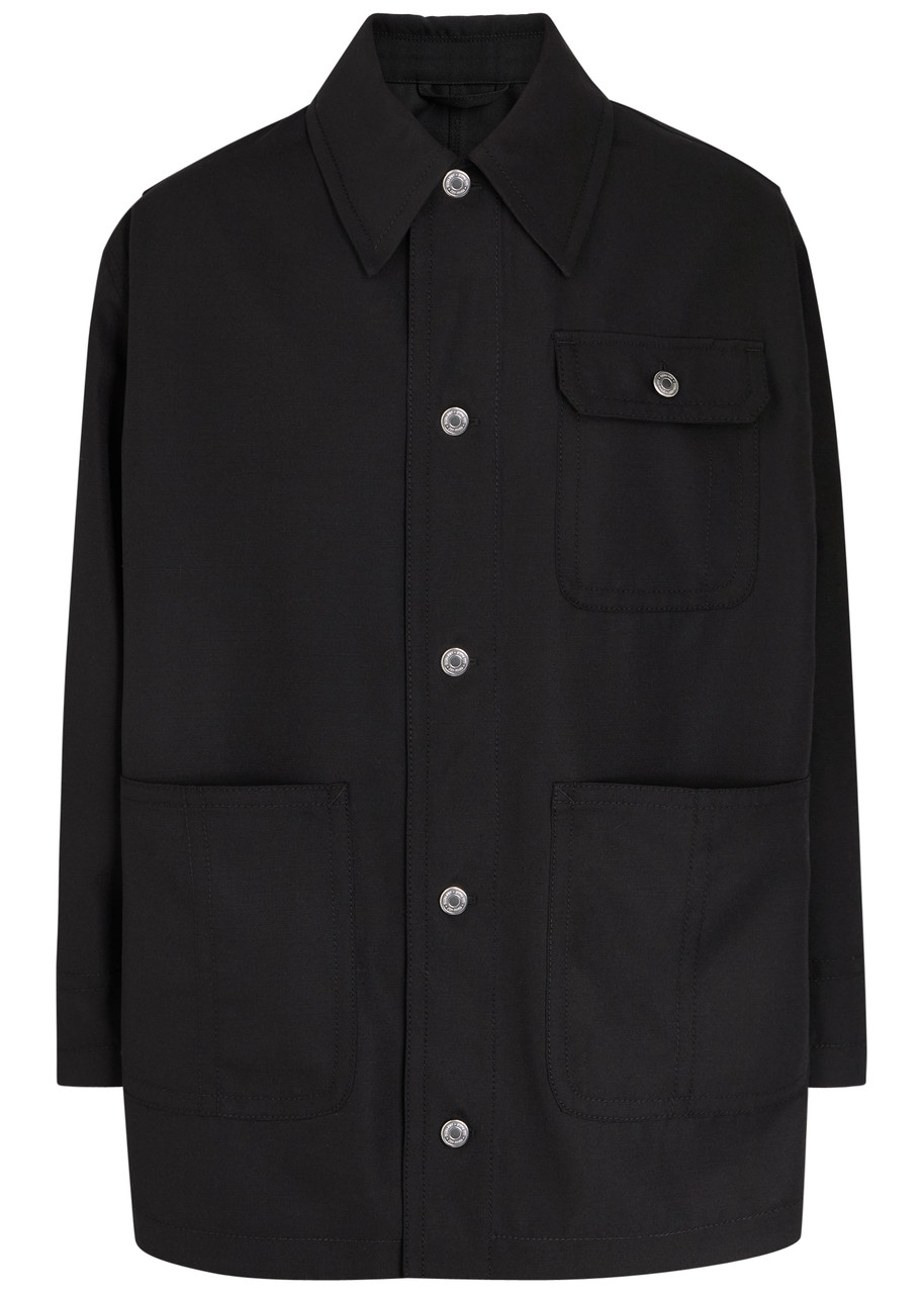 Ami Paris Canvas Overshirt – Black – S Ami Paris Canvas Overshirt – Black – S