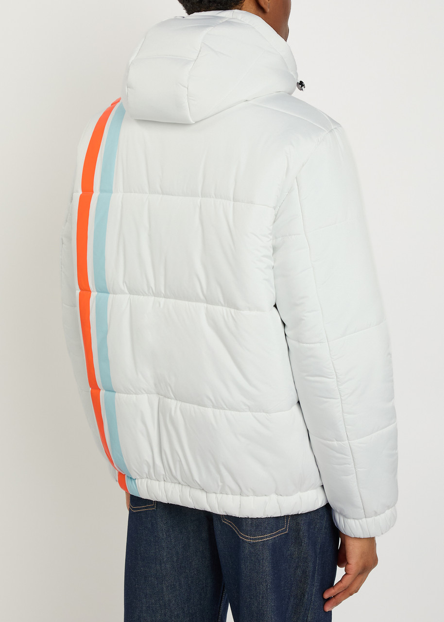  An-y1 Riski Padded Hooded Shell Jacket - White - M 