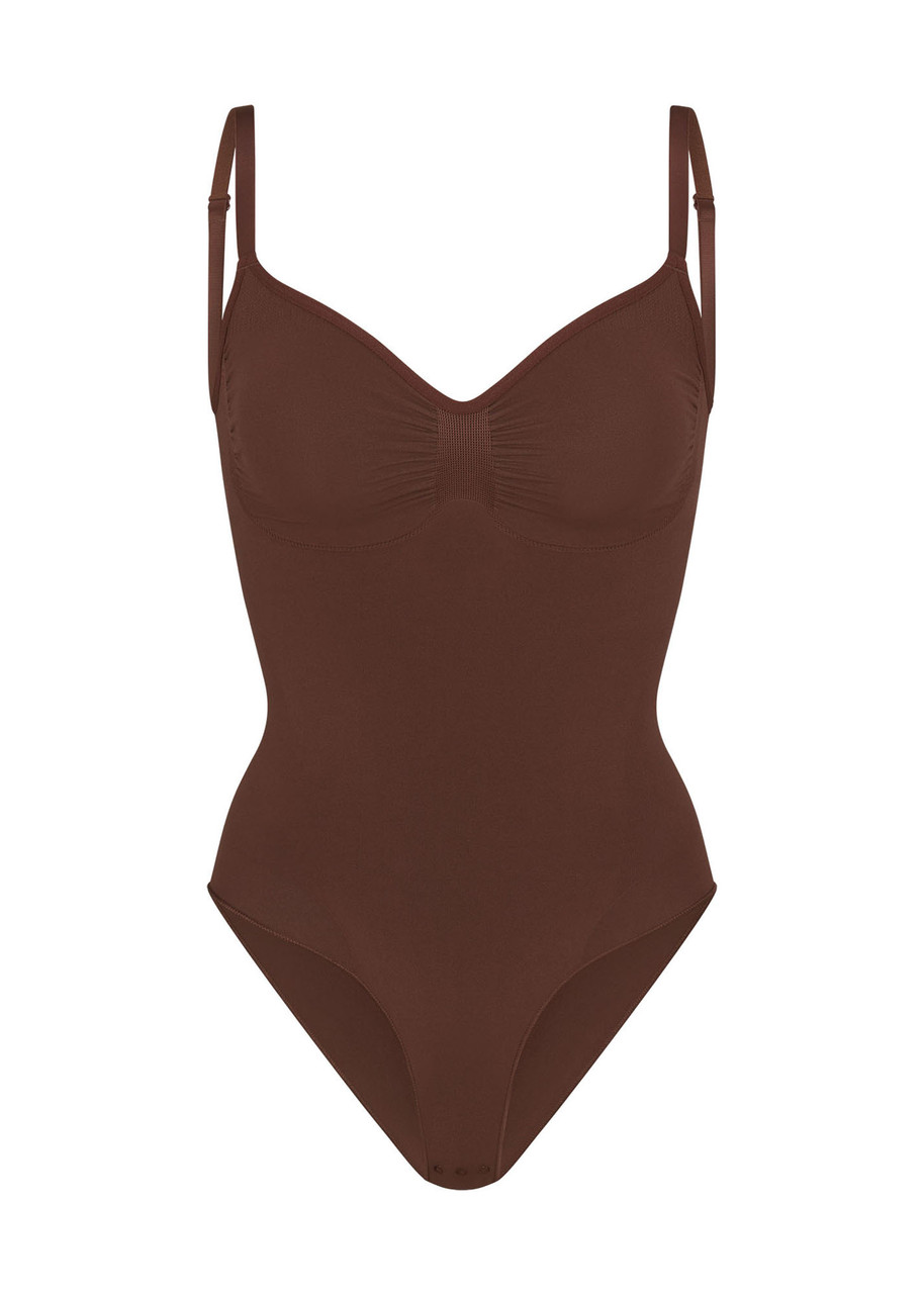 Skims Seamless Sculpt Brief Bodysuit - Brown - XL (UK20)
