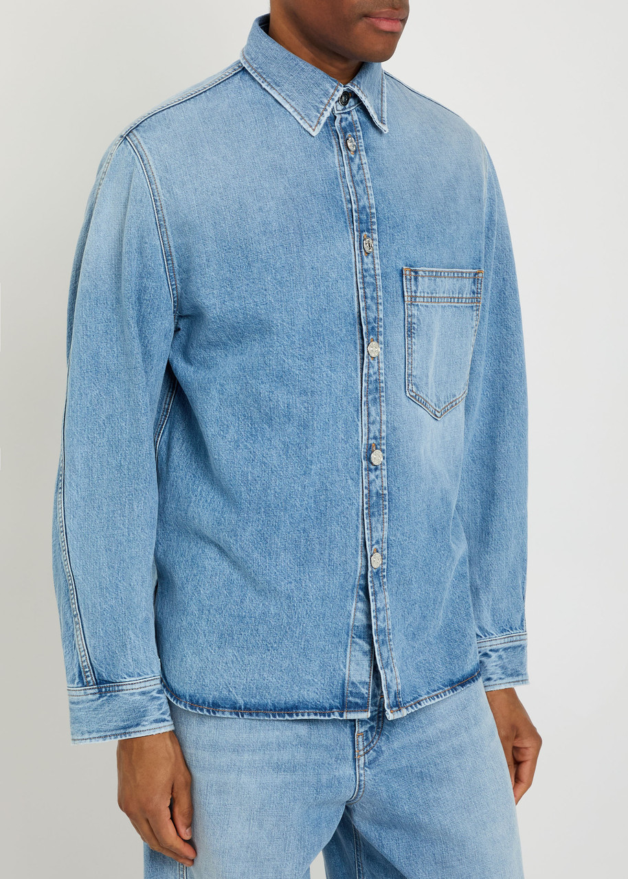  Givenchy Denim Overshirt Jacket - Light Blue - S 