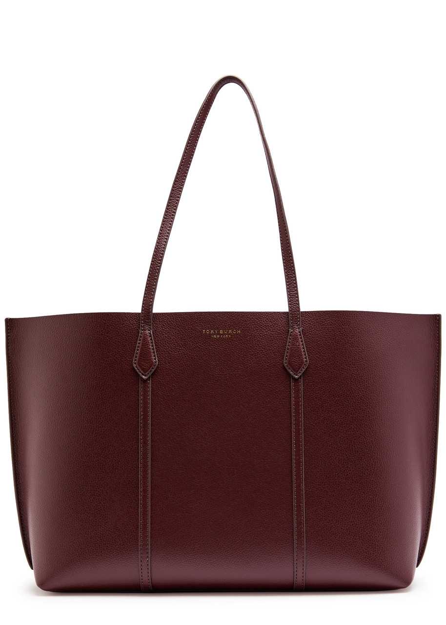 Tory Burch Perry Grained Leather Tote bag - Burgundy
