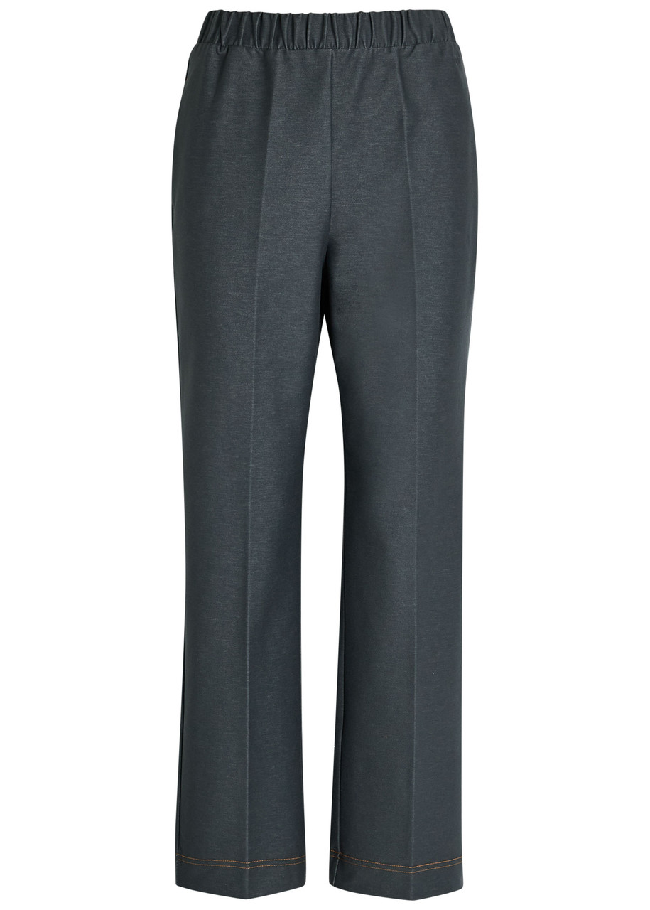 MM Straight-leg Stretch-denim Trousers - Dark Grey - XS (UK6 / XS)