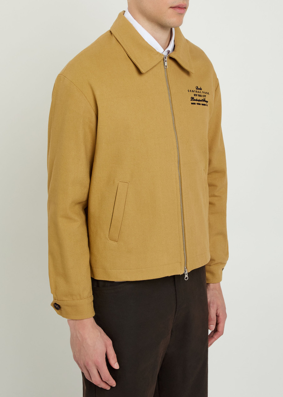  Bode Central Park Printed Twill Jacket - Khaki - S 