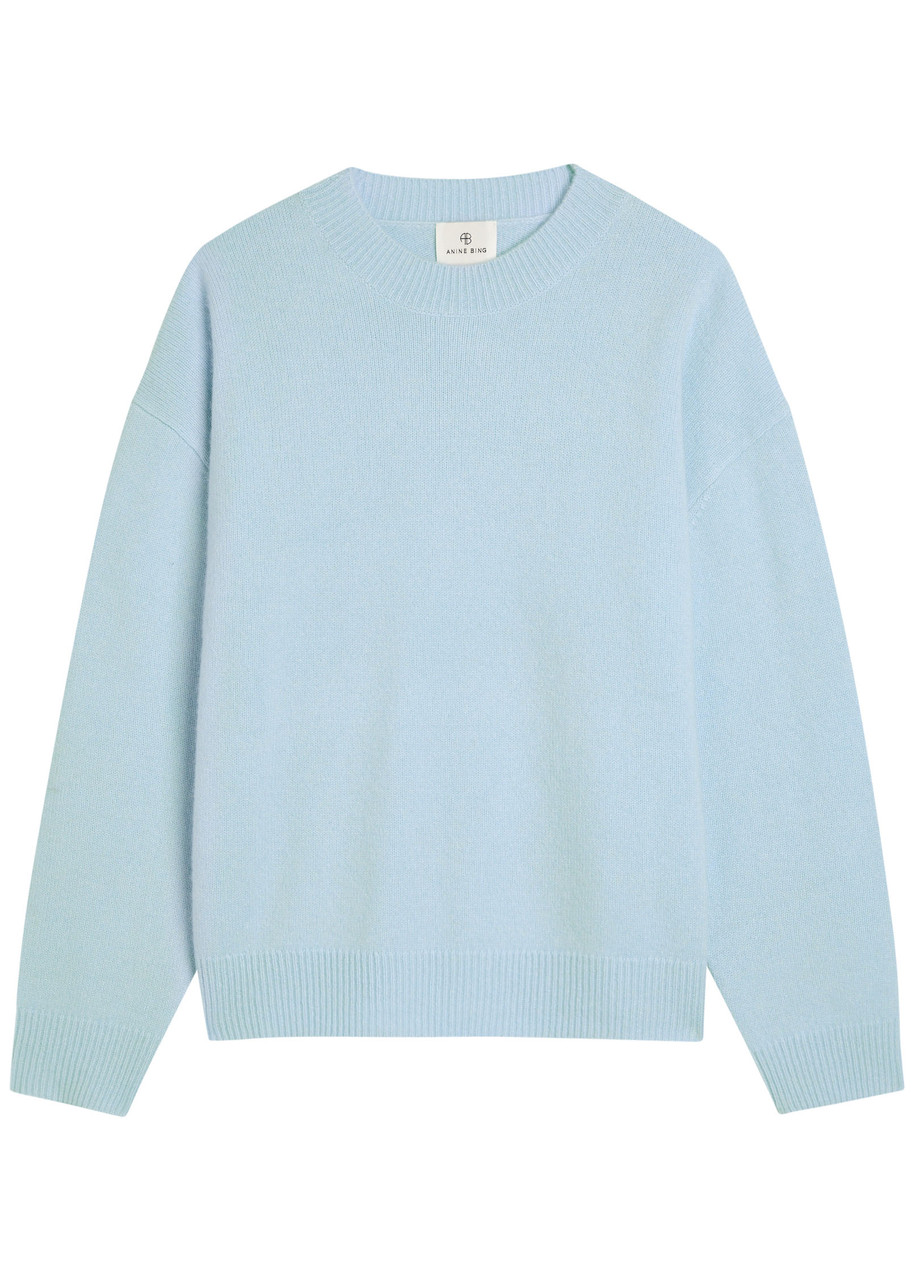 Anine Bing Lee Cashmere Jumper - Light Blue - M (UK12 / M)