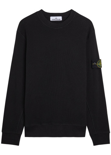 STONE ISLAND Waffle cotton jumper | Harvey Nichols