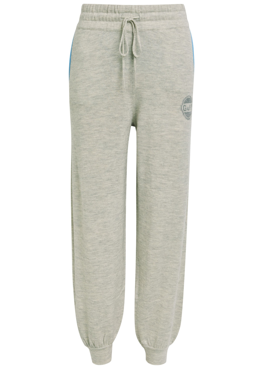 AN-Y1 J Vita Logo Cashmere Sweatpants - Grey - S/M (UK10-12 / M)