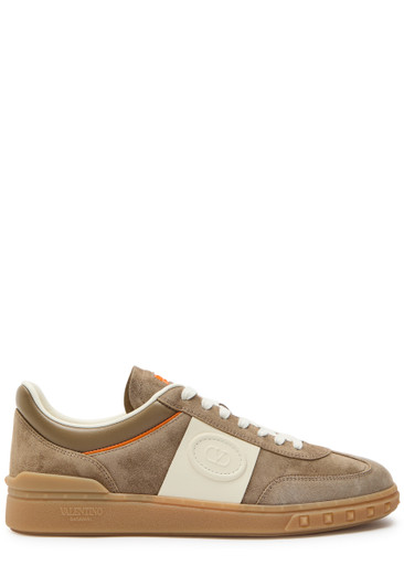VALENTINO GARAVANI Upvillage panelled suede sneakers | Harvey Nichols