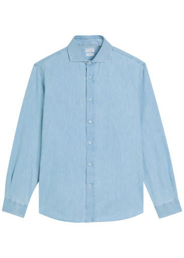 BRUNELLO CUCINELLI Denim shirt | Harvey Nichols