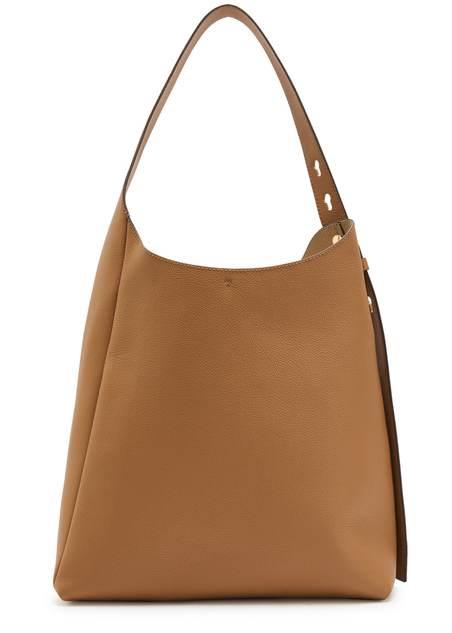 Tory Burch Romy Grained Leather Hobo bag - Light Brown