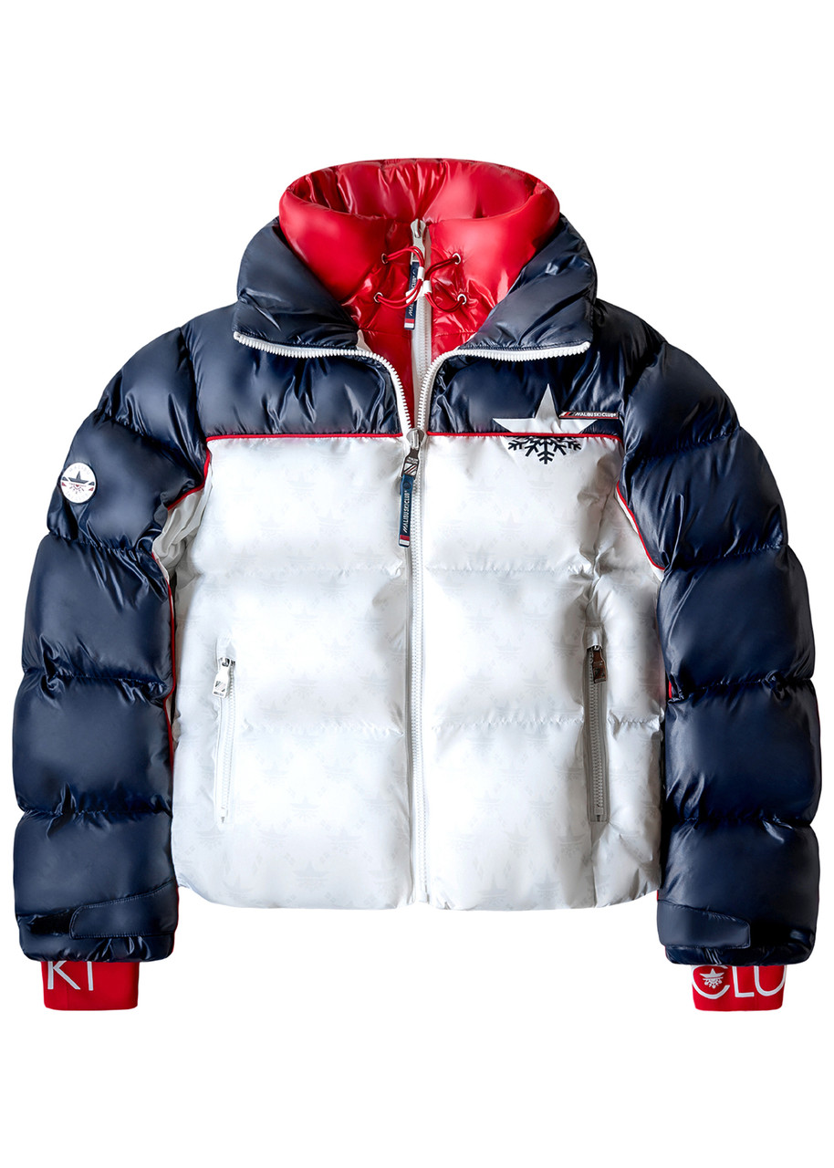 Malibu Ski Club Skisport Puffer Jacket - White - S (UK8-10 / S)