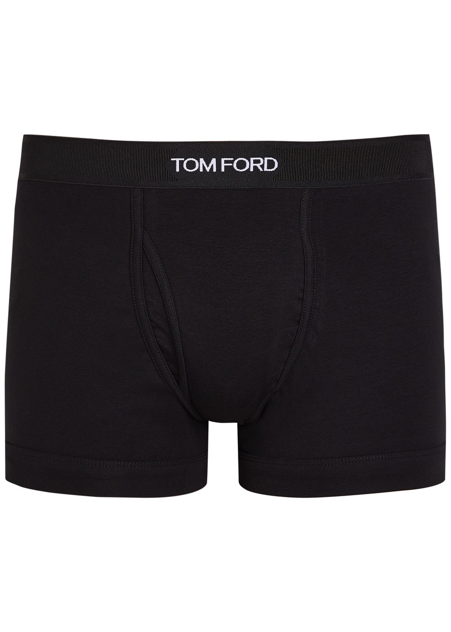 Tom Ford Stretch-cotton Boxer Briefs - Black - XL