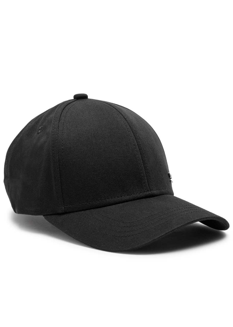 Boss Logo-appliquéd Canvas cap - Black - One Size