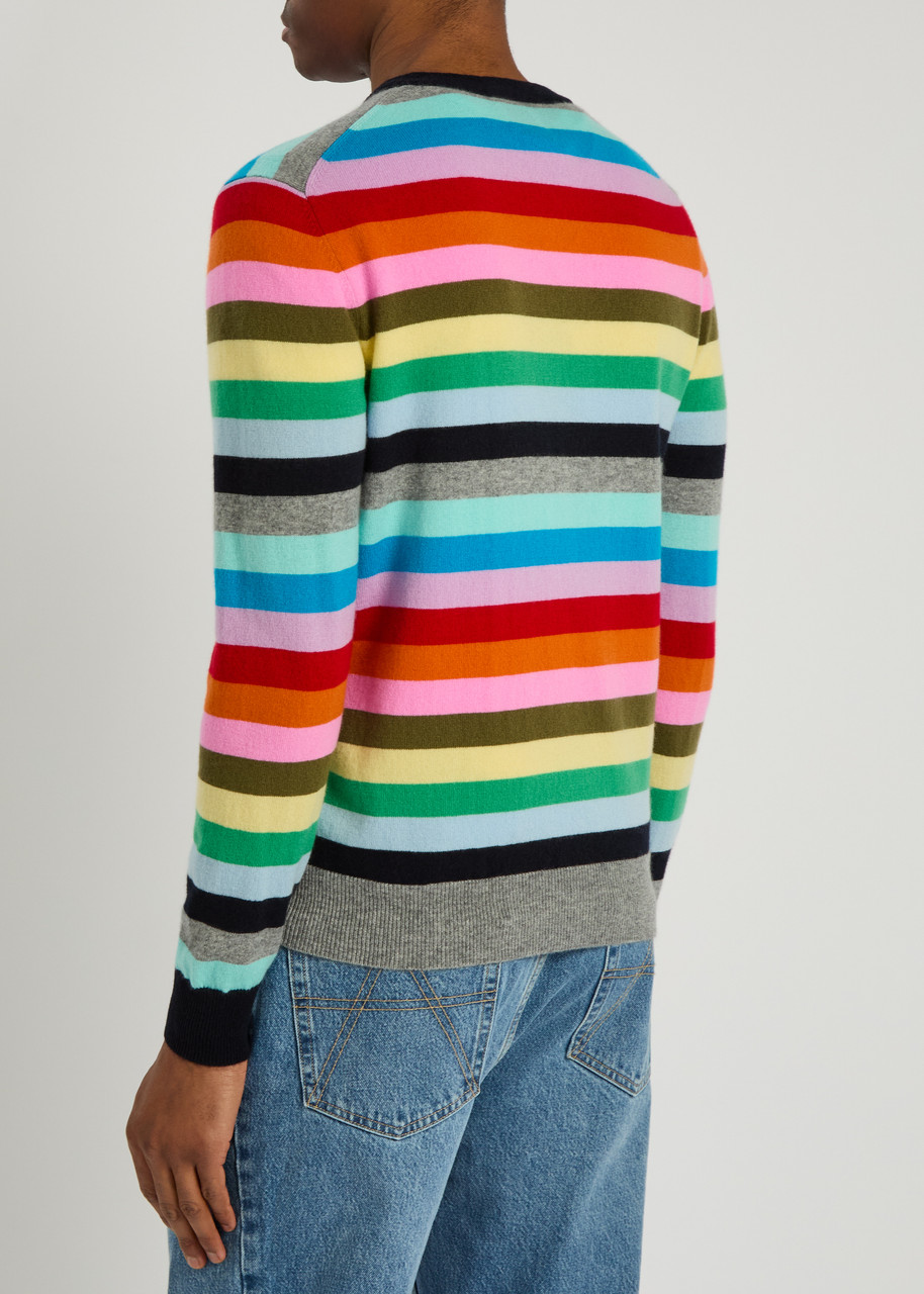  Allude Striped Cashmere Jumper - Multicoloured 1 - S 